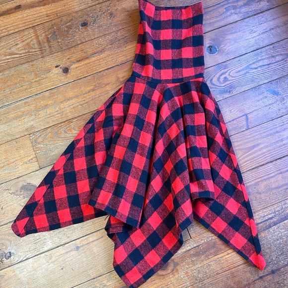❄️ VINTAGE Buffalo Check Wool Cape OneSizeFitsMost - Picture 3 of 5